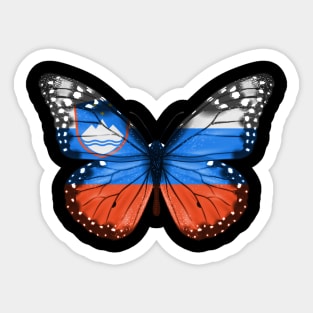 Slovenian Flag  Butterfly - Gift for Slovenian From Slovenia Sticker